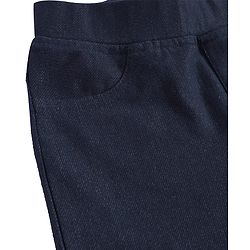 Pine Kids Denim Woven Ankle Length Washed Jeggings - Navy
