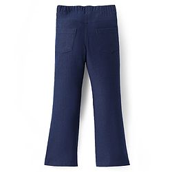 Pine Kids Denim Woven Ankle Length Washed Boot Cut Jeggings - Navy