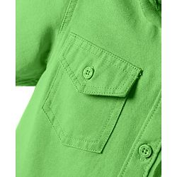 Pine Kids 100% Cotton Half Sleeves Solid Coloured Hooded Shirts - Mustard