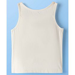 Pine Kids Cotton Knit Half Drop Shoulder Sleeves T-Shirt with Inner Tee & Text Puff Print - Pink