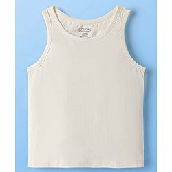 Pine Kids Cotton Knit Half Drop Shoulder Sleeves T-Shirt with Inner Tee & Text Puff Print - Pink
