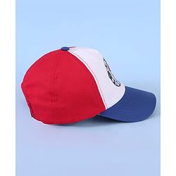 Pine Kids Cotton Blend Baseball Caps with Spider Man Print Red - Diameter 27.5 cm
