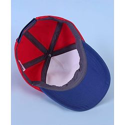 Pine Kids Cotton Blend Baseball Caps with Spider Man Print Red - Diameter 27.5 cm
