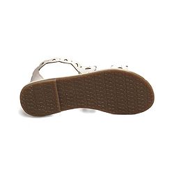 Pine Kids Zip Closure Sandals - White