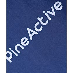 Pine Active Half Raglan Sleeves Legged Swimsuit - Blue