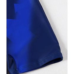 Pine Active Legged Swimsuit With Swimming Print - Blue