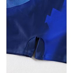 Pine Active Legged Swimsuit With Swimming Print - Blue