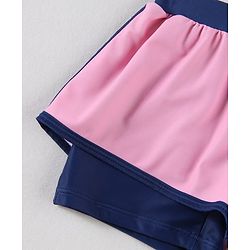 Pine Kids Half Sleeves Two Piece Swimsuit - Pink