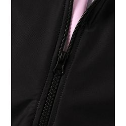 Pine Active Half Raglan Sleeves Legged Swimsuit - Black