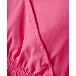 Pine Kids Poplin Woven Full Sleeves Solid Top & Lounge Pant Set - Dark Pink