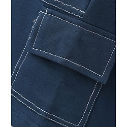 Pine Kids Looper Knit Knee Length Solid Shorts - Blue