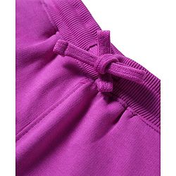 Pine Kids Knit Full Length Solid Color Lounge Pant - Fuchsia
