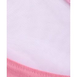 Pine Kids Cotton Knit Half Sleeves Oversized T-Shirt with Text Print - Pink