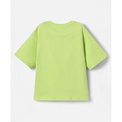 Pine Kids Marvel Single Jersey Knit Half Sleeves Drop Shoulder T-Shirt With Avengers Graphic - Limegreen