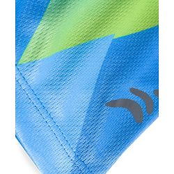 Pine Active Knit Sleeveless Printed Basketball T-Shirt & Shorts Set - Blue