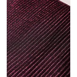 Pine Kids Woven Sleeveless Textured Party Dress with Bow Applique - Wine