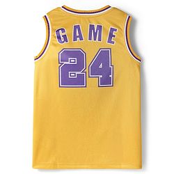 Pine Active Sleeveless Basketball T-Shirt & Short With Game Print - Yellow