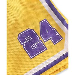 Pine Active Sleeveless Basketball T-Shirt & Short With Game Print - Yellow