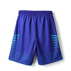 Pine Active Half Sleeves T-Shirt With Shorts Set With Football Print - Blue