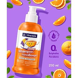 Pine Kids Orange Shampoo & Conditioner Pack of 2 -   250 ml each