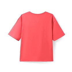 Pine Kids Disney Half Sleeves Drop Shoulder Iron Man Graphic Oversized T-Shirt - Red