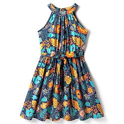 Pine Kids Female One Piece Dresses/Frocks 5-6Y Multi Colors