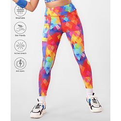 Pine Active Full Length Super Stretch Leggings - Multicolour