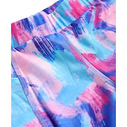 Pine Active Full Length Super Stretch Leggings - Purple & Blue