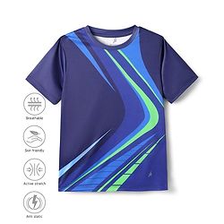 Pine Active Knit Half Sleeves T-Shirt - Navy Blue