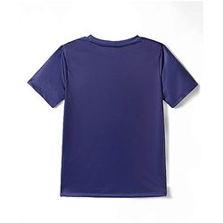 Pine Active Knit Half Sleeves T-Shirt - Navy Blue