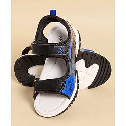 Pine Kids Velcro Closure Sandals - Black