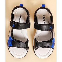Pine Kids Velcro Closure Sandals - Black