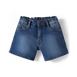 Pine Kids Cotton Woven Knee Length Solid Color Shorts - Navy Blue