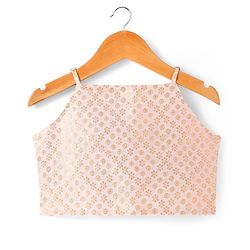 Pine Kids Woven Singlet Sleeves Foil Printed Choli Lehenga Set with Dupatta - Wine