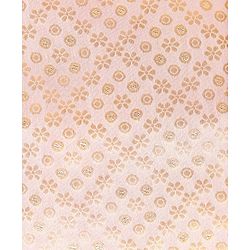 Pine Kids Woven Singlet Sleeves Foil Printed Choli Lehenga Set with Dupatta - Wine