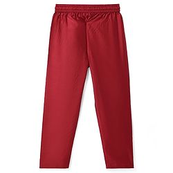 Pine Kids Woven Full Sleeves Solid Color Kurta Pyjama Set with Floral Embroidered & Mirror Work Detailing Jacket - Maroon & Yellow