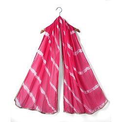 Pine Kids Rayon Woven Full Sleeves Choli Lehenga Set & Dupatta With Bandhani Print & Lace Detailing - Blue