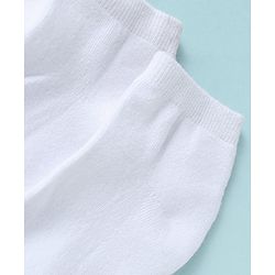 Pine Kids Knit Low Ankle Length School Socks Pack of 3 - White