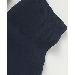 Pine Kids Knit Low Ankle Length School Socks Pack of 3 - Navy Blue