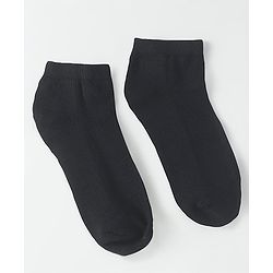 Pine Kids Knit Low Ankle Length School Socks Pack of 3 - Black