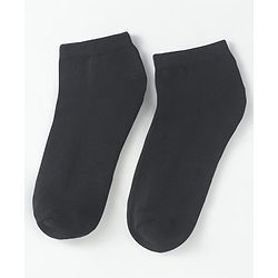 Pine Kids Knit Low Ankle Length School Socks Pack of 3 - Black