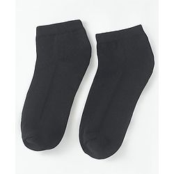 Pine Kids Knit Low Ankle Length School Socks Pack of 3 - Black