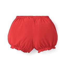 Pine Kids Cotton Knit Solid Color Bloomers With Pack of 3 - Color May Vary