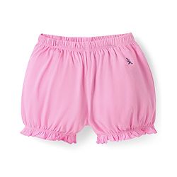 Pine Kids Cotton Knit Solid Color Bloomers With Pack of 3 - Color May Vary