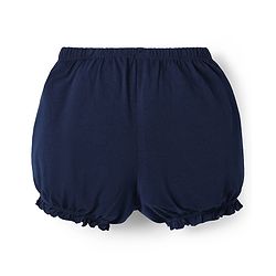 Pine Kids Cotton Knit Solid Color Bloomers With Pack of 3 - Color May Vary