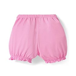 Pine Kids Cotton Knit Solid Color Bloomers With Pack of 3 - Color May Vary