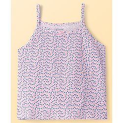 Pine Kids Cotton Knit Singlet Slips with Stripes & Polka Dot Pack Of 3 - Color May Vary