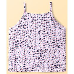 Pine Kids Cotton Knit Singlet Slips with Stripes & Polka Dot Pack Of 3 - Color May Vary