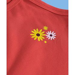 Pine Kids Cotton Knit Singlet Slips with Floral Print Pack Of 3 - Color May Vary