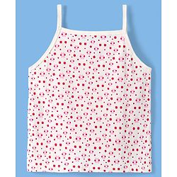 Pine Kids Cotton Knit Singlet Slips with Floral Print Pack Of 3 - Color May Vary